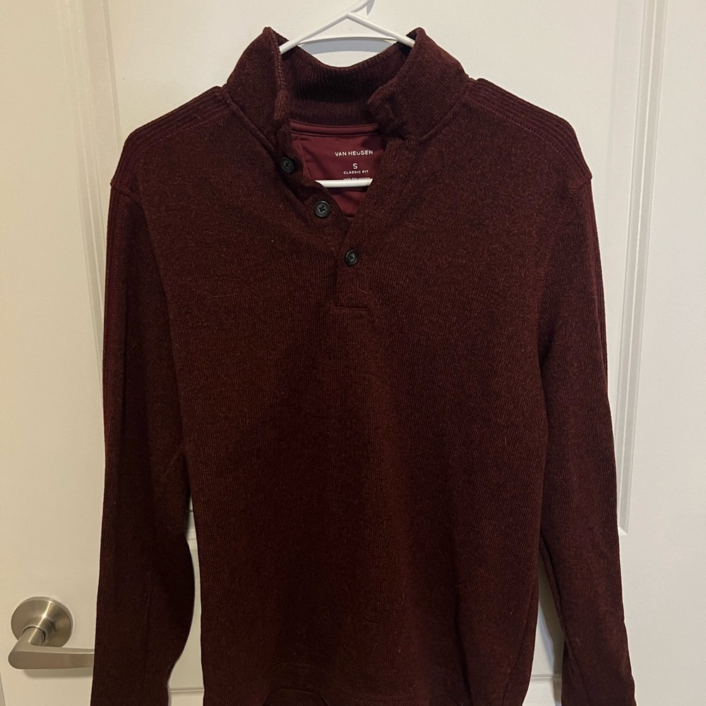 Van Heusen Men’s Button-Up Sweater